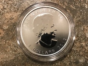 2012 Canadian Maple Wild Life Series 1 oz .9999 Fine Silver