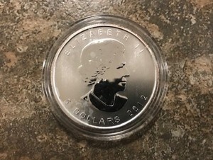 2012 Canadian Maple Wild Life Series 1 oz .9999 Fine Silver