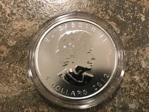 2012 Canadian Maple Wild Life Series 1 oz .9999 Fine Silver