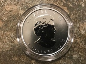 2012 Canadian Maple Wild Life Series 1 oz .9999 Fine Silver