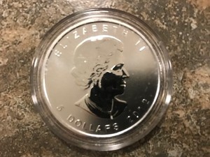 2012 Canadian Maple Wild Life Series 1 oz .9999 Fine Silver