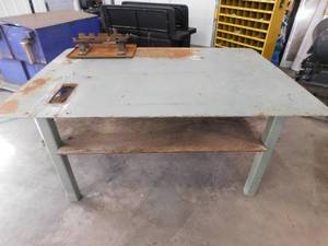 Very heavy duty working table  bench