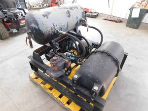 Air Tank Set up from  a Locomotive