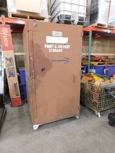 Heavy duty Cabinet with door and shelves.