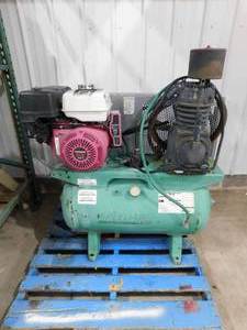 Stationary Air Compressor 2 Stage, 13 hp Engine, Honda, 24 cfm, 30 gal Air Tank