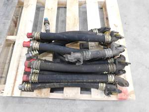 10 - Air Supply Hoses with couplers on the end. about 24 long.