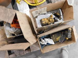 Hydraulic Motor lot of 2 and Misc Supplies.