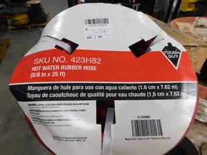 25 58 Red Hot water Rubber Hose