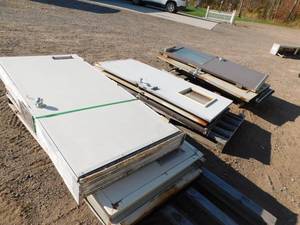 9 Assorted Comercial Entry Doors