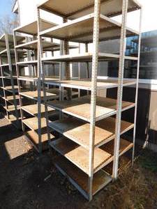 Metal Garage Shelving Lot