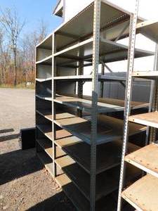 Metal Garage Shelving Lot