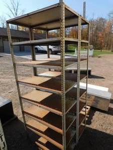 Metal Garage Shelving Lot