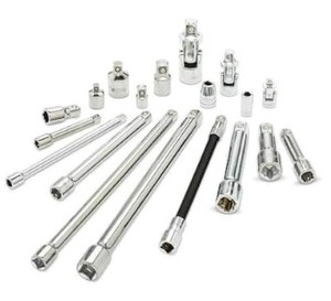lot 913 image: Husky 14 in., 38 in., 12 in. Drive Accessory Set (19-Piece) - NEW