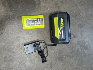 RYOBI 40V Lithium-Ion 6.0 Ah High Capacity Battery and Charger Kit