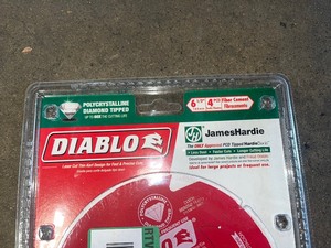 DIABLO HARDIEBlade 6-12 in. x 4-Tooth Polycrystalline Diamond (PCD) Tipped Fiber Cement Circular Saw Blade