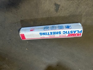 Husky 10 ft. x 50 ft. Black 6 mil Plastic Sheeting