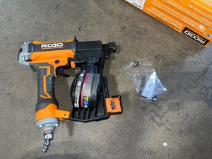 RIDGID Pneumatic 15 Deg. 1-34 in. Coil Roofing Nailer