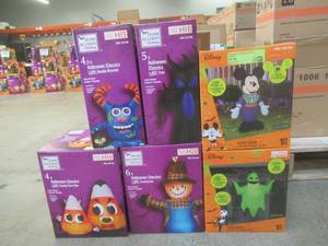 6 Pack Halloween Airblown Decor (SEE PHOTOS)