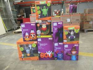 9 Pack Airblown Halloween Decor (SEE PHOTOS)