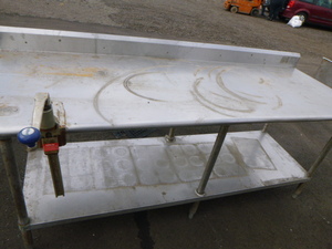 lot 39 image: Prep Table with Can Opener