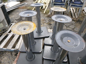 lot 50 image: 6 Table Stands