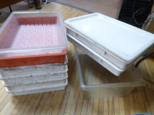 lot 124 image: Cambro Dough Trays