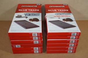 lot 5 image: 12 2-Packs Catchmaster Rat, Mouse and Snake Glue Traps