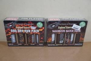 lot 17 image: Croix Valley BBQ Dry Rub Pack with BBQ Sauce Pack
