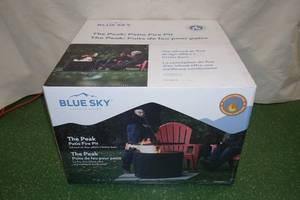 lot 52 image: Blue Sky The Peak Smokeless Patio Fire Pit with Spark Screen