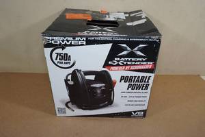 lot 61 image: Premium Power Portable Power Station -Air Compressor Not Working