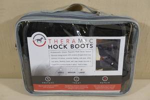 lot 111 image: Professionals Choice Theramic Hock Boots -Large