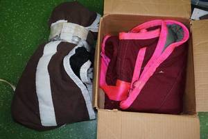 lot 120 image: 2 Horse Blankets -Red and Brown