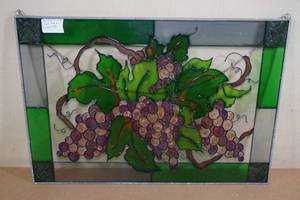 lot 149 image: Stained Glass Wall Art