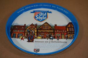 lot 178 image: Heilemans Old Style Tin Serving Tray
