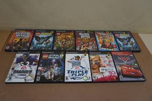 lot 208 image: 11 PlayStation 2 Games -LEGO Star Wars, Guitar Hero, Cars