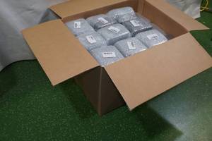 lot 225 image: Box of Novelty Stemless Wine Glasses - All DemocratLeft WingLiberal Theme