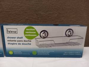 lot 4 image: (2) HOMZ SHOWER SHELF