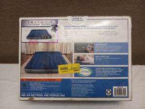 lot 9 image: BESTWAY QUEEN 12IN HEIGHT AIR MATTRESS