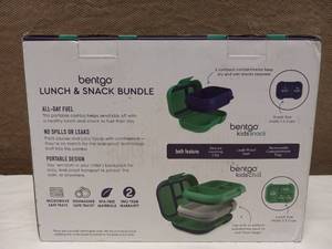 lot 33 image: BENTGO LUNCH & SNACK BUNDLE 2 PACK