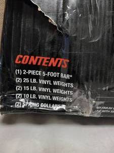 lot 98 image: CAP BARBELL 100 LB VINYL WEIGHT SET
