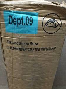 lot 102 image: DEPT. 09 TENT AND SCREEN HOUSE 12 PERSON