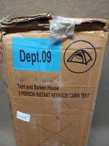 lot 104 image: DEPT. 09 TENT AND SCREEN HOUSE 8 PERSON