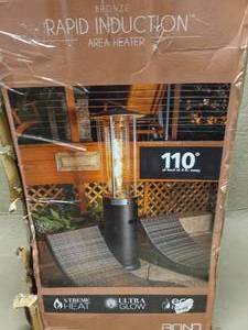 lot 105 image: BRONZE RAPID INDUCTION AREA HEATER