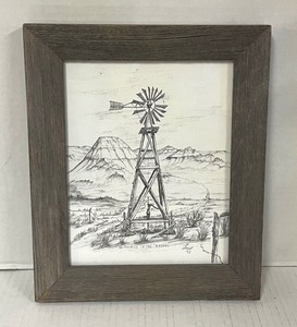 lot 37 image: Windmills Themed Home Decor