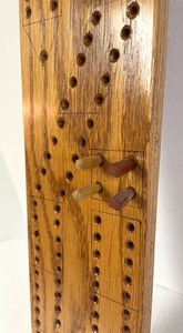 lot 49 image: Giant Cribbage Board with Wall Hanging Ability
