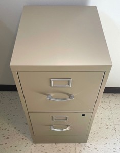 lot 135 image: Two Drawer File Cabinet