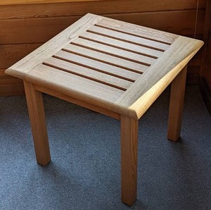 lot 21 image: Kingsley Bate Teak Wood Side Table