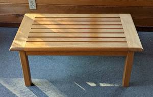 lot 20 image: Kingsley Bate Teak Wood Coffee Table