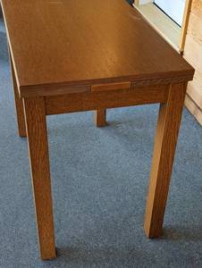 lot 23 image: IKEA Wood Expanding Table