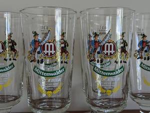 lot 99 image: Mittenwald Beer Glass Set